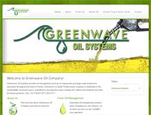 Tablet Screenshot of greenwaveoil.com